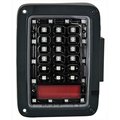 Ipcw IPCW LEDT-420CB Jeep Wrangler 2007 - 2013 Tail Lamps; LED Bermuda Black LEDT-420CB